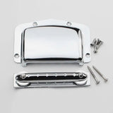 Guyker BG3001 Adjustable Fixed Chrome Bridge Tailpiece For Vintage Electric Guitar Replacement Tool And Cover, view 2