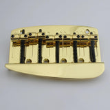 Guyker GB2013 Chrome 5 String Hard Tail Fixed Bass Brass Bridge, view 3