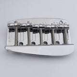 Guyker GB2013 Chrome 5 String Hard Tail Fixed Bass Brass Bridge, view 5