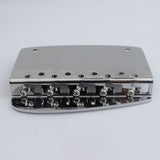 Guyker GB2013 Chrome 5 String Hard Tail Fixed Bass Brass Bridge, view 6