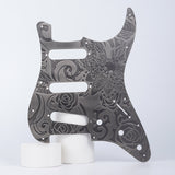 Guyker PG001 11-hole Modern-style S/S/S Brass Pickguard for FD Stratocaster, view 3