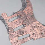 Guyker PG001 11-hole Modern-style S/S/S Brass Pickguard for FD Stratocaster, view 5
