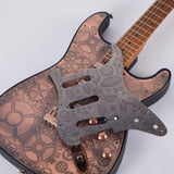 Guyker PG001 11-hole Modern-style S/S/S Brass Pickguard for FD Stratocaster, view 6