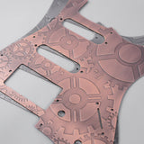 Guyker PG005 11-hole Modern-style S/S/H Brass Pickguard for FD Stratocaster, view 3