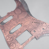 Guyker PG005 11-hole Modern-style S/S/H Brass Pickguard for FD Stratocaster, view 5