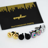 GE001 Guyker Strap Button Replacement Guitar Bass Zinc Alloy, view 2