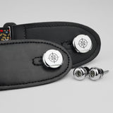 Guyker GE009 CNC-Machined Brass & Steel Locking Strap Button Set for Guitar & Bass (2PCS), view 2