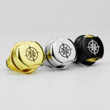 Guyker GE009 CNC-Machined Brass & Steel Locking Strap Button Set for Guitar & Bass (2PCS), view 3