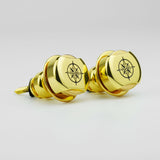 Guyker GE009 CNC-Machined Brass & Steel Locking Strap Button Set for Guitar & Bass (2PCS), view 6