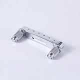 Guyker Electric Guitar Saddle Bridge Brass Saddles Zinc Base GM003, view 3