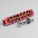 Guyker GMA-002 Lightweight CNC Machined Aluminum Guitar Bridge with Brass Saddles, view 5
