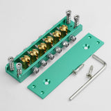 Guyker GMA-100 Roller Saddle Hardtail Bridge Rickenbacker Style for 6 & 12-String Guitar, view 2