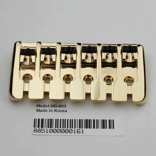 Guyker BB003 Golden 6 String Electric Bass Bridge