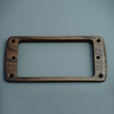 Guyker Guitar Pickup-New Set Wood Humbucker Pickup Frames Neck and Bridge Pickup Mounting Ring Curved Tapered For Electric Guitar, view 4
