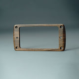 Guyker Guitar Pickup-New Set Wood Humbucker Pickup Frames Neck and Bridge Pickup Mounting Ring Curved Tapered For Electric Guitar, view 6
