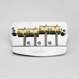 Guyker GB1023 4-String Bass Bridge with Brass Saddles, view 2