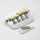 Guyker GB1023 4-String Bass Bridge with Brass Saddles, view 4