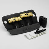 Guyker GB1023 4-String Bass Bridge with Brass Saddles, view 6