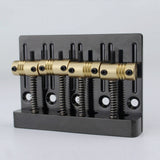 Guyker Jazz Bass Bridge 4-String Machined Brass Saddles GB403, view 6