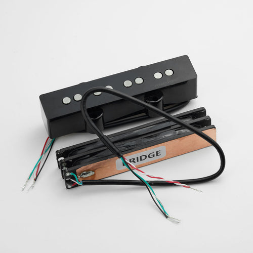 Guyker 4JFA5K Noiseless Stacked Single Coil Style Bass Pickup – Neck 18K & Bridge 19K