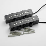 Guyker 4JFA5K Noiseless Stacked Single Coil Style Bass Pickup – Neck 18K & Bridge 19K, view 3