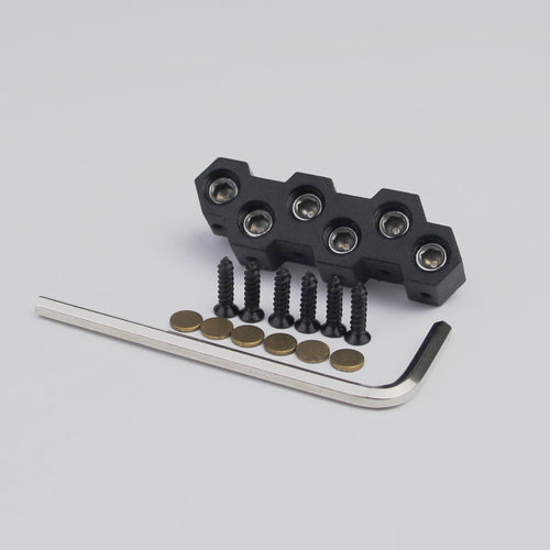 Guyker 6 String Headless Bass Bridge String Lock Black