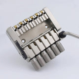 W1003 Guyker 6 String Roller Tremolo Bridge for Headless Guitar, view 3