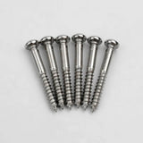 Guyker 6Pcs Notched Mounting Screws For Electric Guitar Tremolo Bridge Saddles, view 2