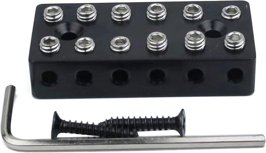 Guyker String Headless Guitar Bridge String Lock Nut