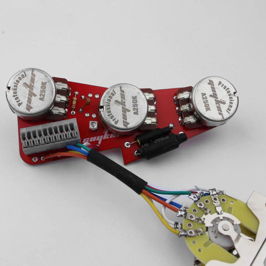 GUYKER A250K Potentiometer Circuit Board Connection Switch PREAMP For Guitar Accessories