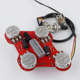 GUYKER A500K Potentiometer Circuit Board Connection Switch Jack PREAMP For Guitar Accessories, view 2