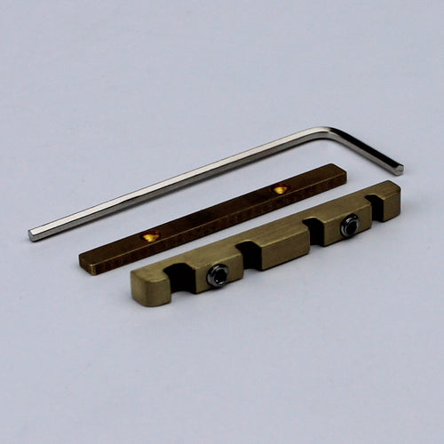 Guyker Adjustable Bell Brass Nut Length 38mm Split Regulation for Bass