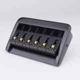 Guyker GG-2006 6-String Guitar Bridge with Copper Saddles, 10.5mm Spacing, view 2