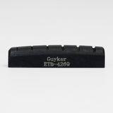 Guyker Black Bone Bass Nut Pre-Slotted Flat Bottom for 6-String Bass, view 2