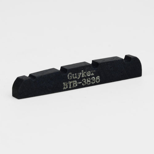 Guyker Black Bone Bass Nut Pre-Slotted Flat Bottom for 4-String Bass