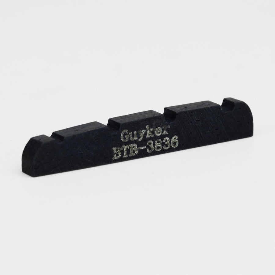 Guyker Black Bone Bass Nut Pre-Slotted Flat Bottom for 4-String Bass