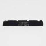 Guyker Black Bone Bass Nut Pre-Slotted Flat Bottom for 4-String Bass, view 2