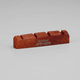 Guyker Red Bone Bass Nut Pre-Slotted Flat Bottom for 4-String Bass, view 3