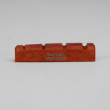 Guyker Red Bone Bass Nut Pre-Slotted Flat Bottom for 4-String Bass, view 5