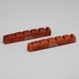 Guyker Red Bone Bass Nut Pre-Slotted Flat Bottom for 6-String Bass, view 2
