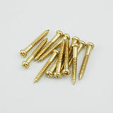 Guyker Bridge Mounting Screws M3.5 x 28mm Stainless Steel Set of 12 for Guitar & Bass, view 3