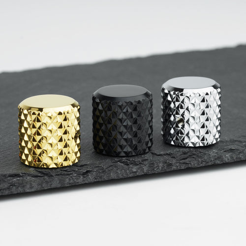 Guyker Aluminum Alloy Knurled Guitar bass Control Knob Dia.6.3mm CKB029