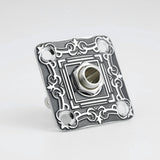 Guyker GJ012+LJ01 Decorative Guitar Jack Plate with Output Jack Socket Set for Electric Guitar, view 4