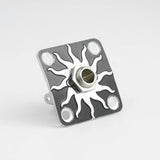 Guyker GJ011+LJ01 Decorative Guitar Jack Plate with Output Jack Socket Set for Electric Guitar, view 5