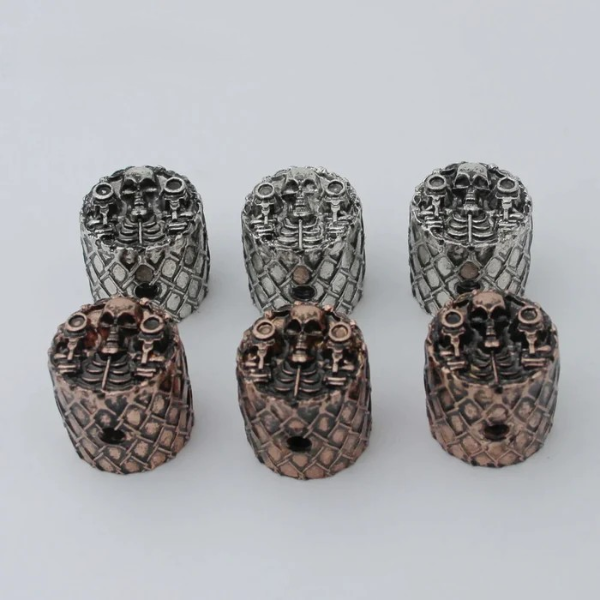 Guyker CKB007 Skull Design Control Knobs 6mm for Guitar & Bass