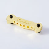 Guyker Guitar Tailpiece Skeleton Wings Stop Bar with Studs GS009, view 6