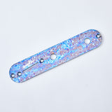 GUYKER Electric Guitar Titanium Alloy Control Plate Knob Mechanical Pattern for FD TL Parts Replacement, view 3