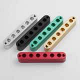 Guyker FB-06 CNC Aluminum 6-String Ferrule Block for Through-Body Guitars, view 3