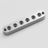 Guyker FB-06 CNC Aluminum 6-String Ferrule Block for Through-Body Guitars, view 4