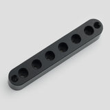 Guyker FB-06 CNC Aluminum 6-String Ferrule Block for Through-Body Guitars, view 6